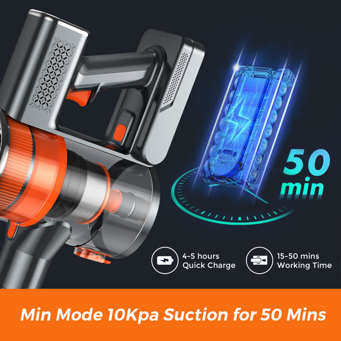 Yesmae Cordless Vacuum Cleaner with Led Wayfair